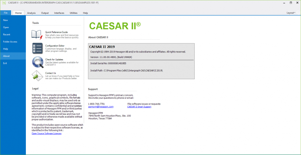 Jual Hexagon PPM COADE CAESAR II 2019 Windows Panggilan dan Online di Jakarta dan sekitarnya.