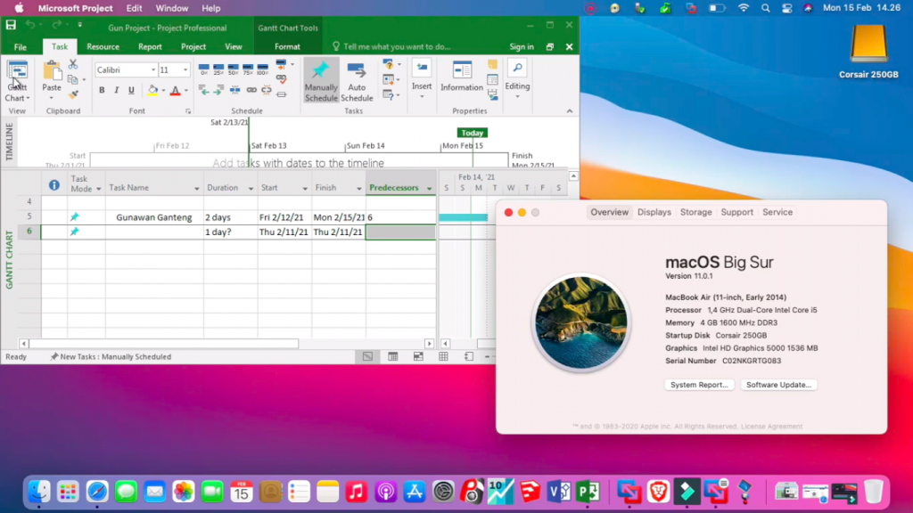 Jual Jasa Instal Software Instal Microsoft Project di Mac Macbook Imac